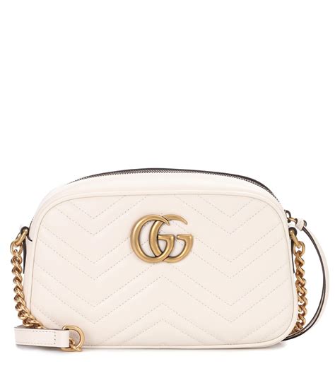 white gucci marmont small bag.